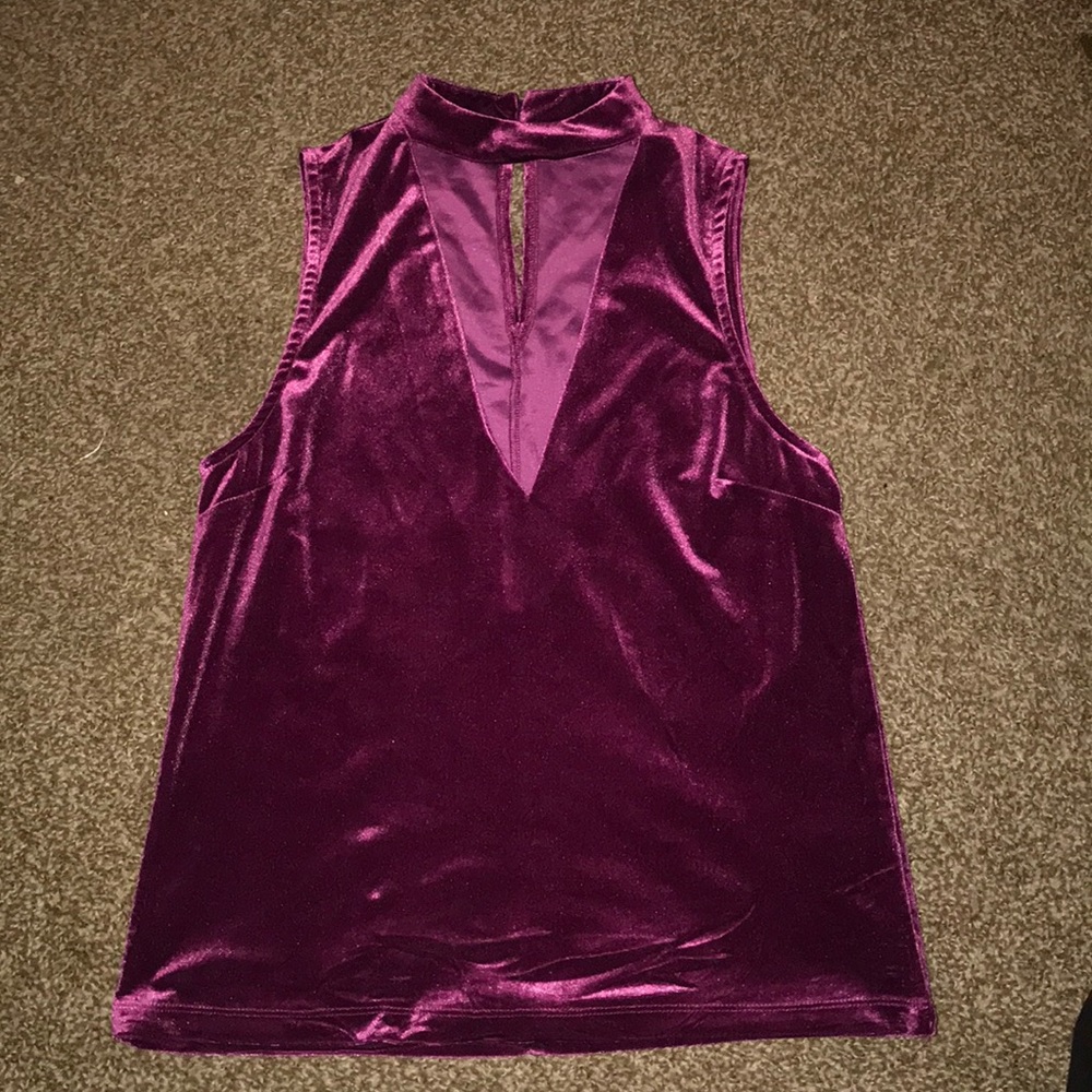 Velvet blouse